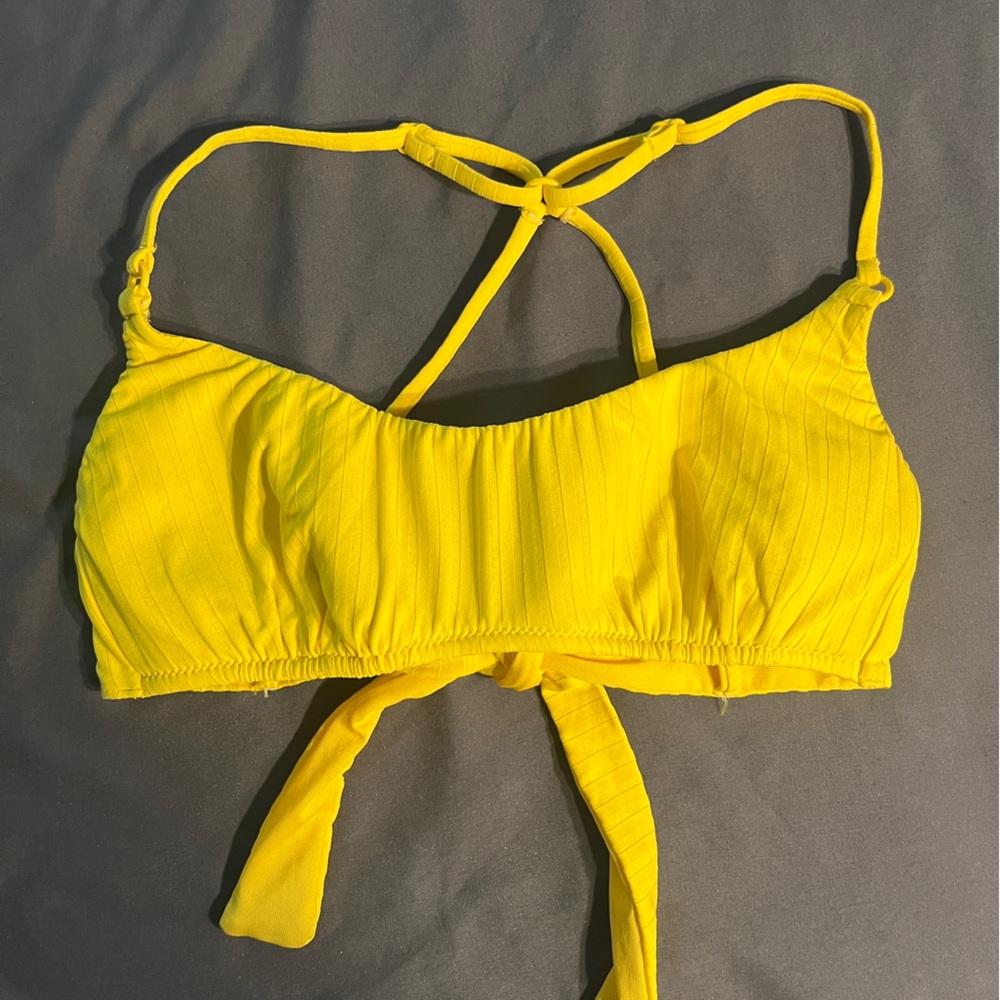 Calzedonia Yellow Bikini Top